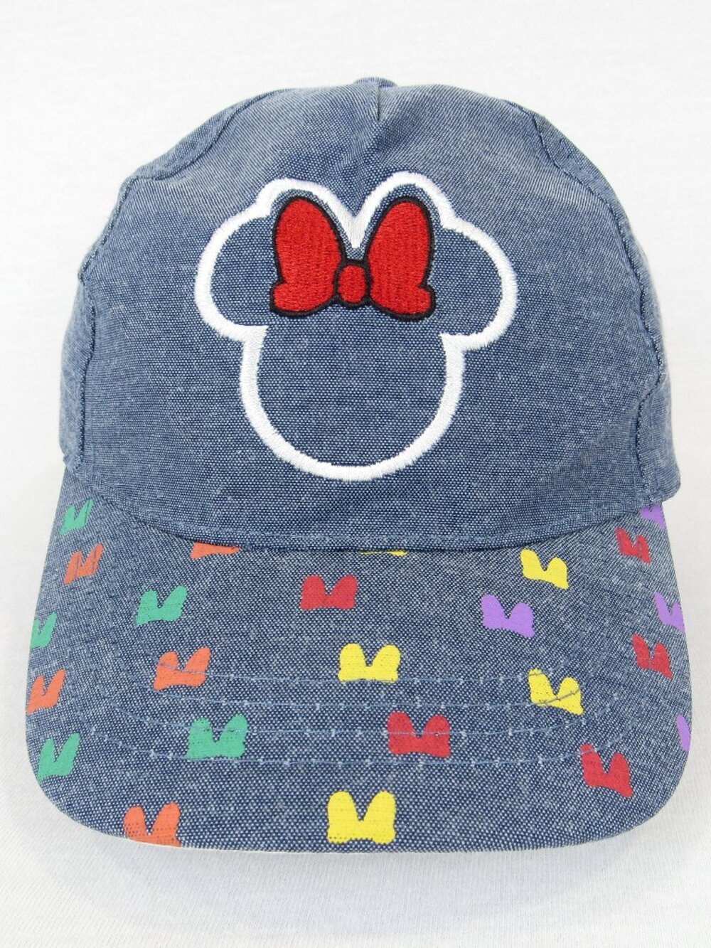 Disney Junior Minnie Mouse Hat Girls Adjustable OSFM Snapback Embroidered Cap
